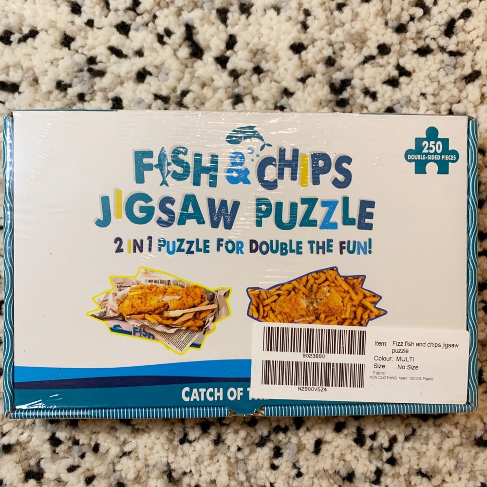 Fish and Chips Jigsaw Puzzle 250 Double side
